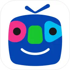 旧版应用图标，AfreecaTV 时期的电视机笑脸造型