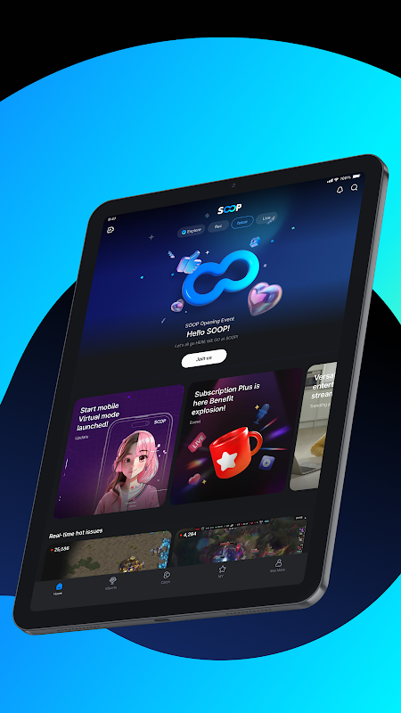 平板端首页的 Subscription Plus 推广横幅